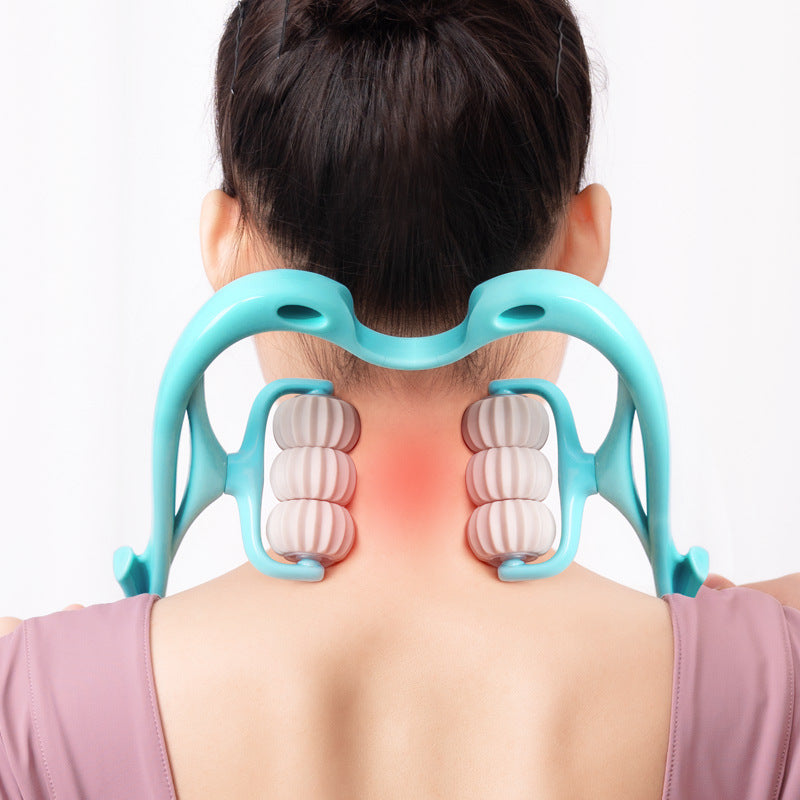 6-Wheel Neck Roller Massage Tool