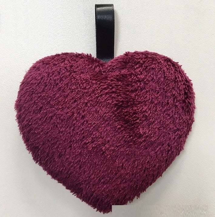 Heart Shaped Solid Color Cleansing Puff Soft Large Face Washing Puff