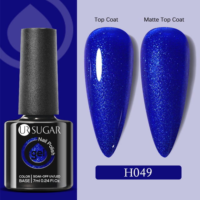 Matte Klein Blue Gel Nail Polish