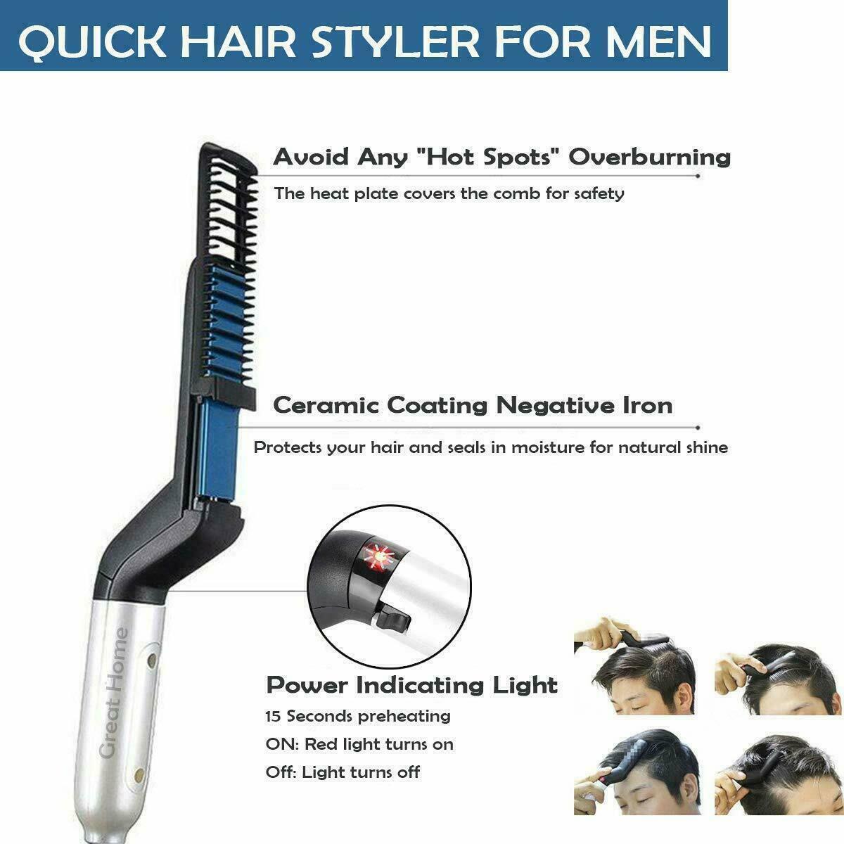 Electric Brush Professional Hair Comb