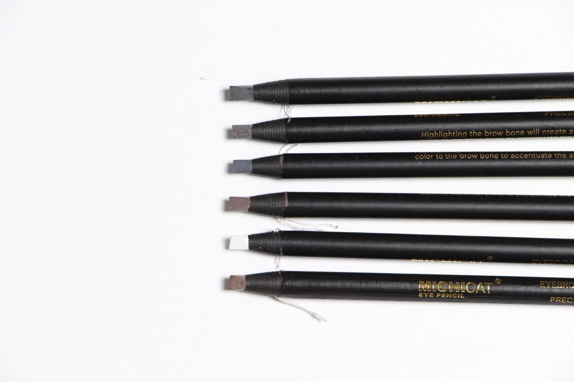 Black Eyebrow Pencil Pull Cord Hard Core Eyebrow Pencil