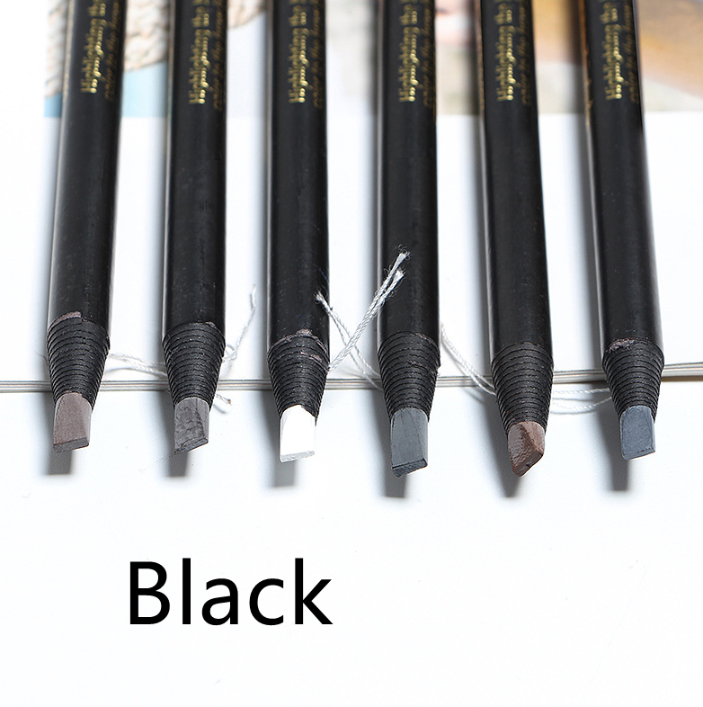 Black Eyebrow Pencil Pull Cord Hard Core Eyebrow Pencil