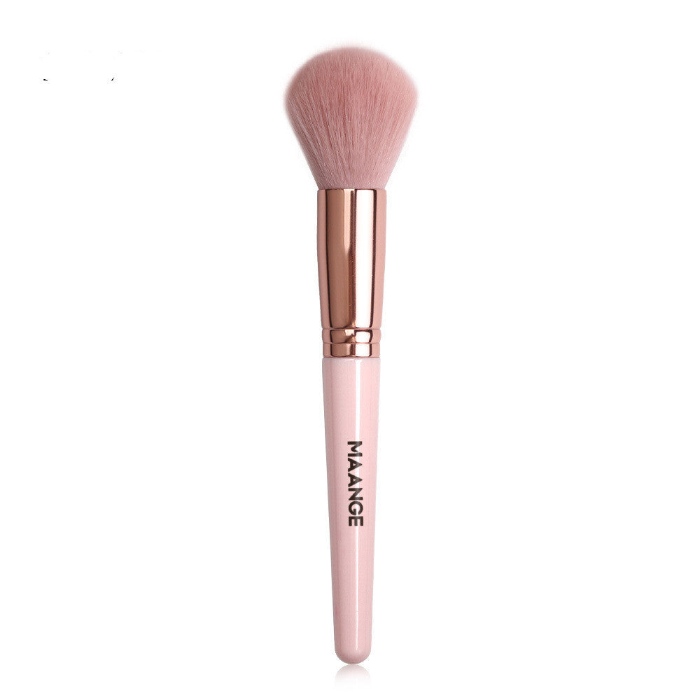 Pink makeup brush set powder eyeshadow blend