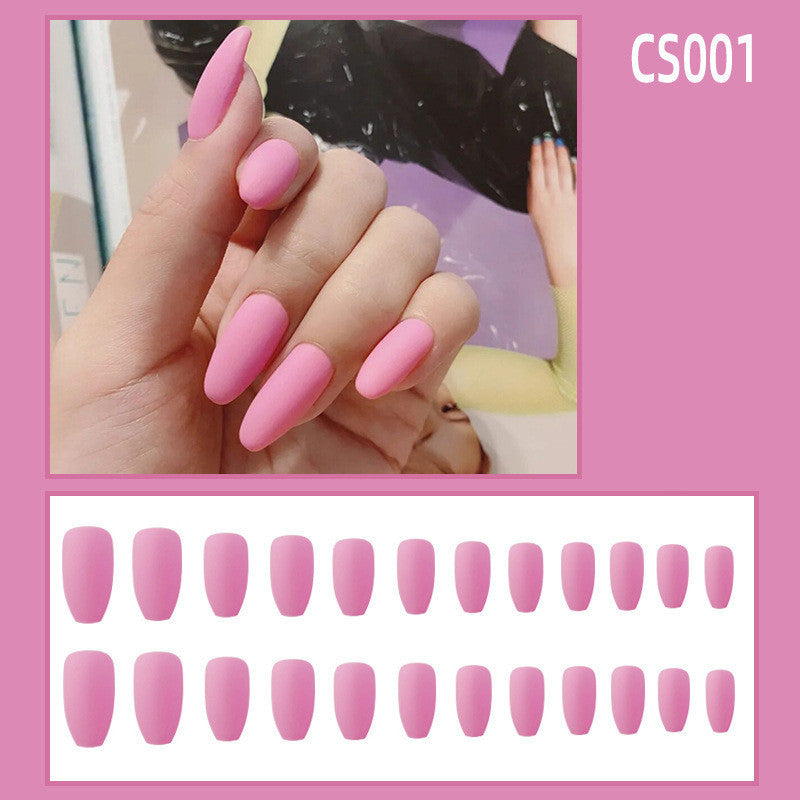 Fake Nails Wear Nails Autumn And Winter Frosted Personality Waterproof Ballet Nails