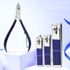 18-piece Blue Manicure Nail Clippers With Spray Paint