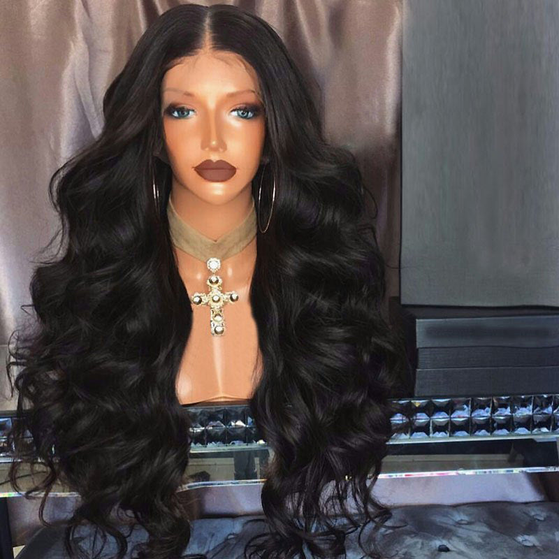 Wig Black Big Wave Ladies Wig Fashion African Curly