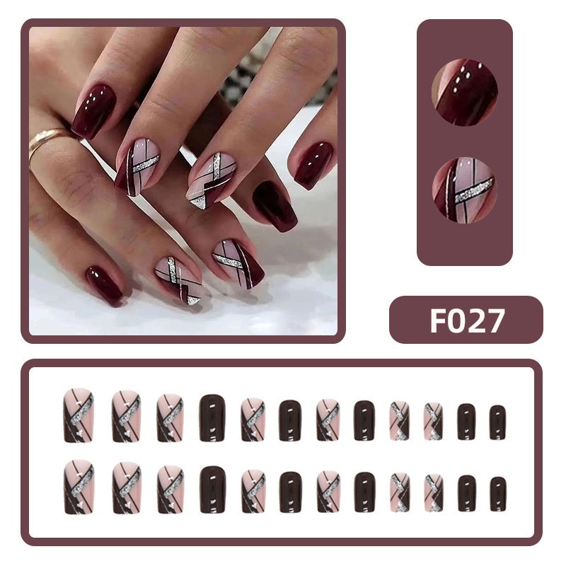 Nail Tip Simple Removable Fake Nails