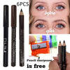 Women's Wooden Black Brown Color Eyebrow Pencil