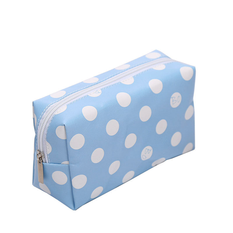 Korean Striped Cosmetic Bag Outdoor Travel Cosmetics