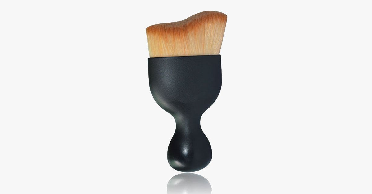 Curved Foundation  Shadow Makeup Brush