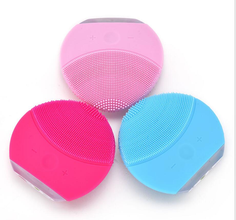 Electric Facial Cleanser, Facial Cleansing Brush, Pore Cleaner, Rechargeable Silicone Facial Cleanser, Electric Facial Cleansing Brush, Beauty Instrument