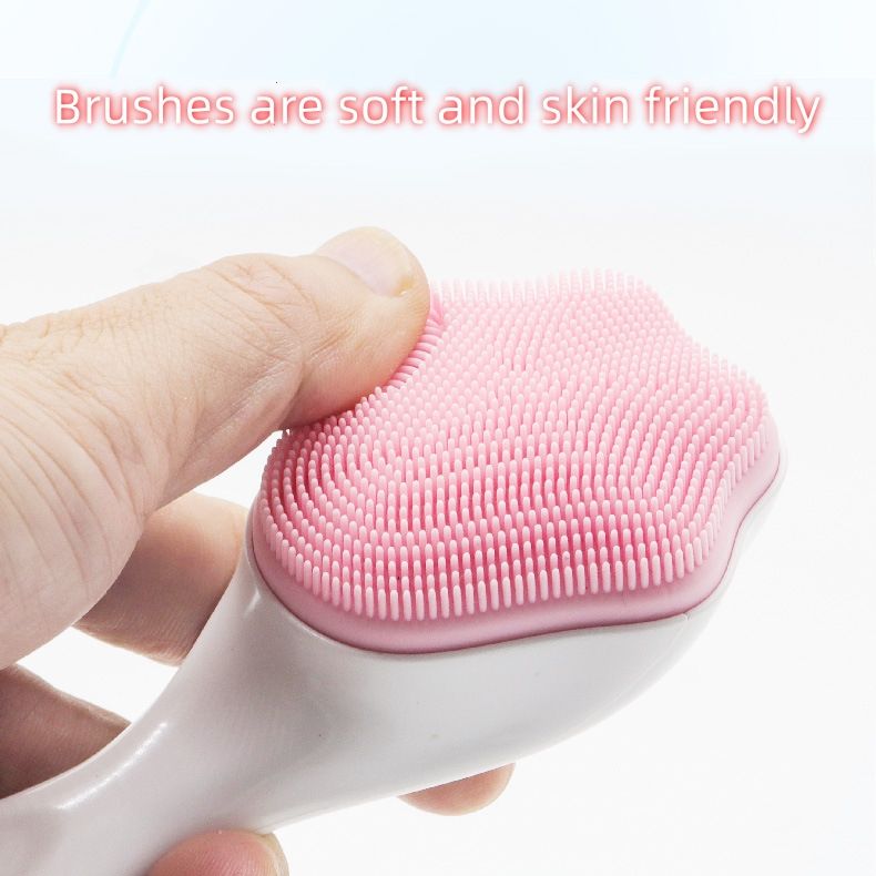 Handheld Silicone Face Scrubber Exfoliator, Face Brushes For Cleansing And Exfoliating, Manual Facial Cleansing Brush, Gentle Soft Face Wash Brush For Sensitive, Delicate, Dry Skin