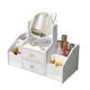 Desktop Dressing Table Cosmetics Storage Box Household Drawer Cosmetic Mirror