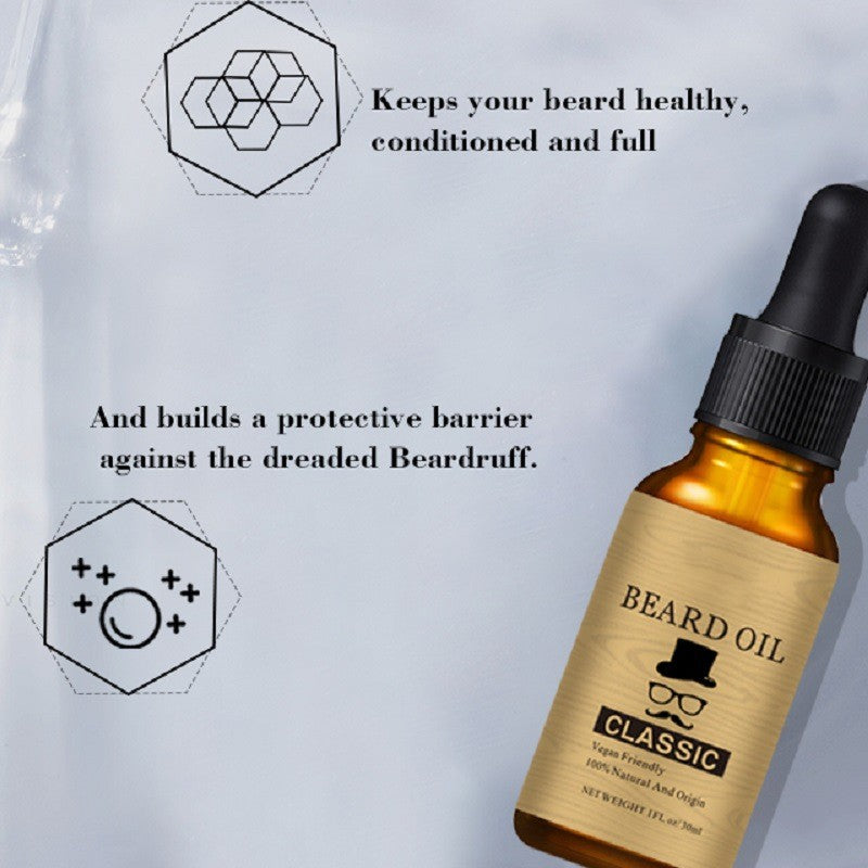 Men's Beard Care Suit Beard Oil Nourishing