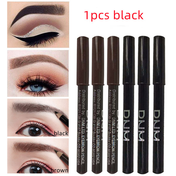 Women's Wooden Black Brown Color Eyebrow Pencil