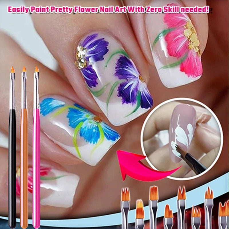 8 nail brushes set