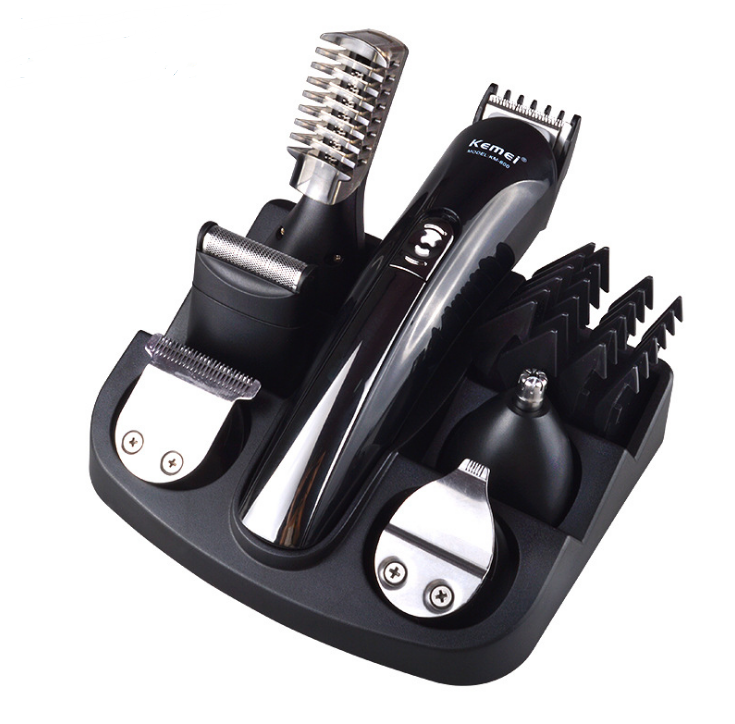 Kemei 6 in 1 Rechargeable Hair Trimmer