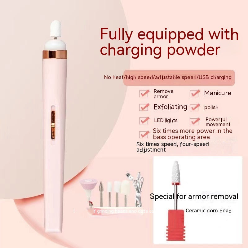 Electric Nail Polisher Small Tool Nail Enamel Remover