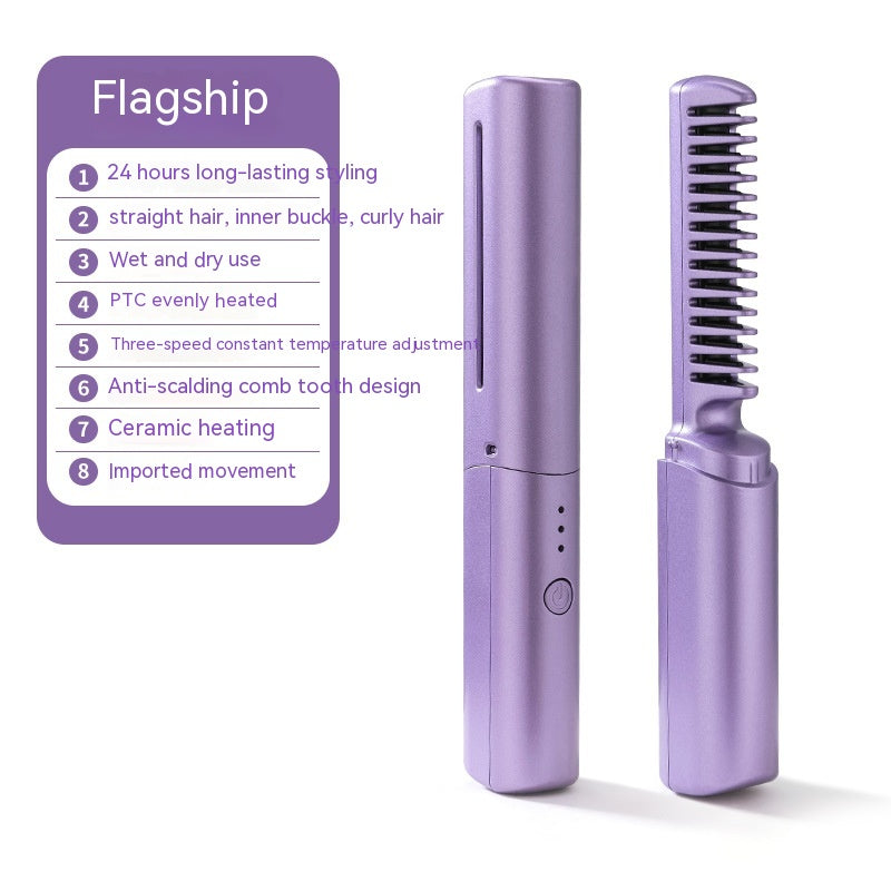 Mini Rechargeable Portable Hair Straightener