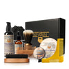 Men Barba Beard Kit Beard Care Set Styling Tool Styling Scissors Beard Oil Comb Moustache Balm Moisturizing Wax