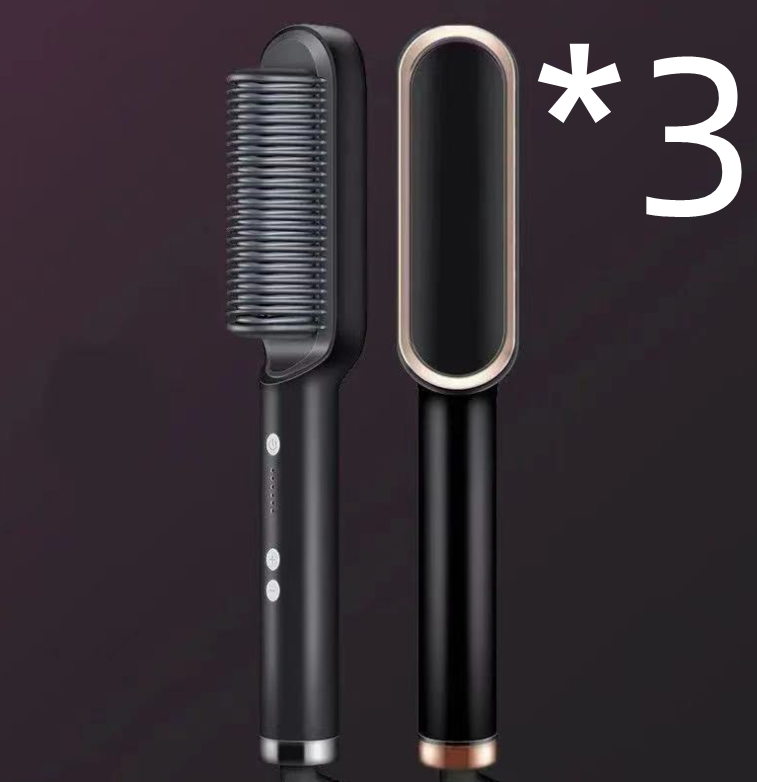 New 2 In 1 Hair Straightener Hot Comb