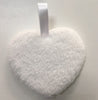 Heart Shaped Solid Color Cleansing Puff Soft Large Face Washing Puff