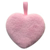 Heart Shaped Solid Color Cleansing Puff Soft Large Face Washing Puff